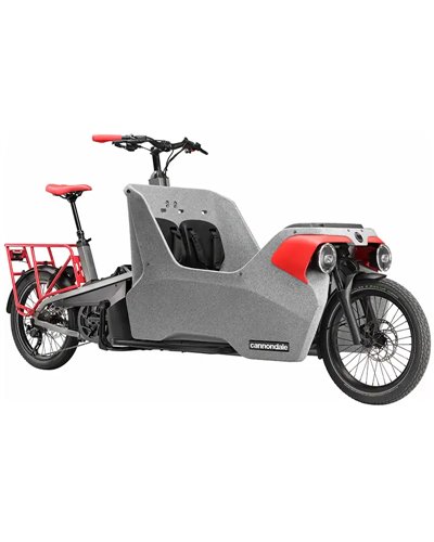 Cannondale Wonderwagen Neo 2 e-Cargo Shimano Deore 10s Bosch Cargo Line 545Wh, Grey (GRY)