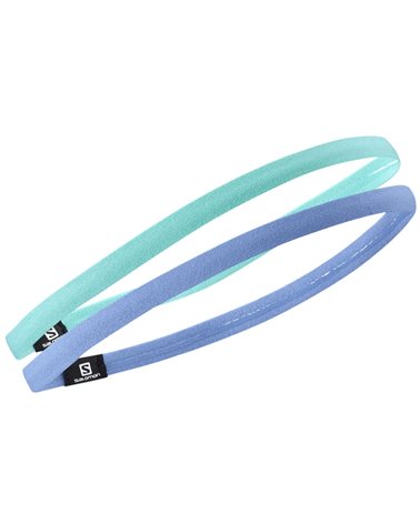 Salomon Cross Airways Ultra-fine Bands, Pool Blue/Provence/Deep Blue (2 pcs - One Size Fits All)