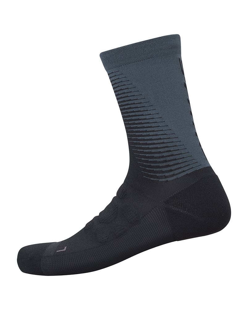 Shimano S-Phyre Men's Cycling Tall Socks, Black/Grey