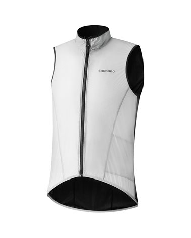Shimano Beaufort Light Men's Wind Cycling Vest, White