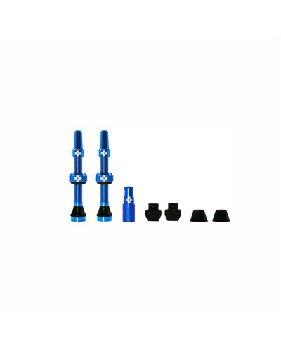 Muc-Off Tubeless Valve Kit/80mm/Blue (8)