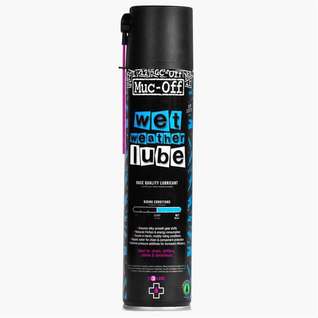 Muc-Off Lubrificante Wet Lube Spray Biodegradabile 400ml