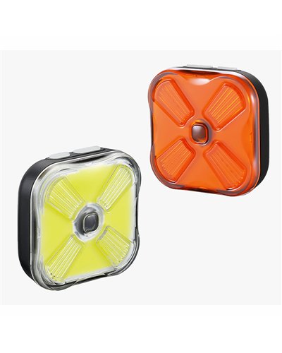 Ravemen Luce LS-01 Anteriore + Posteriore Nero