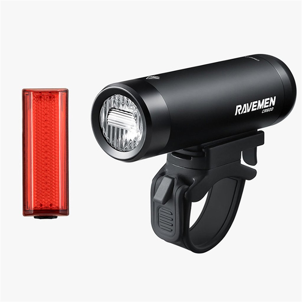 Ravemen Luce LS-10 Anteriore + Posteriore Nero