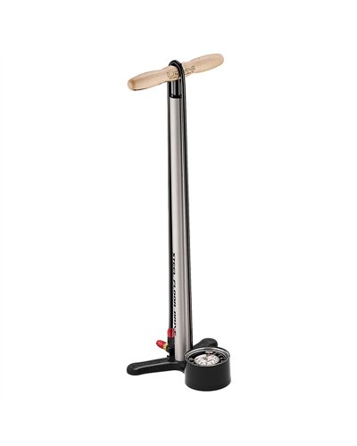 Lezyne Pompa da Terra Steel Floor Drive 3.5 Silver