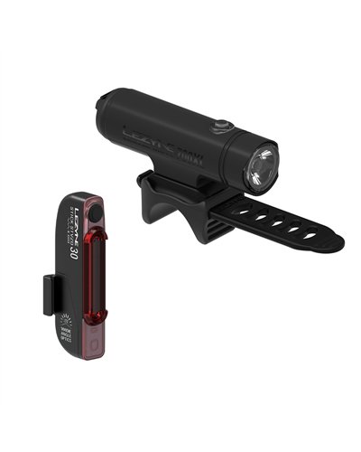 Lezyne Luce Classic Drive XL/Stick Anteriore + Posteriore Nero