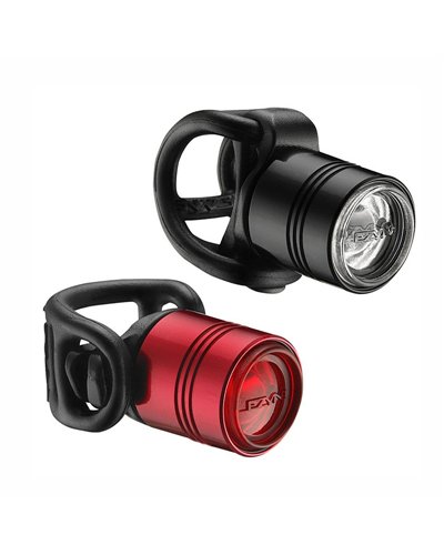 Lezyne Luce Femto Anteriore + Posteriore Nero