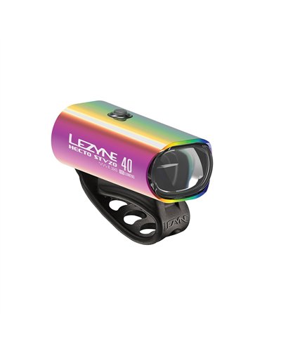Lezyne Luce Hecto Drive STVZO 40 Anteriore Neo Metallic