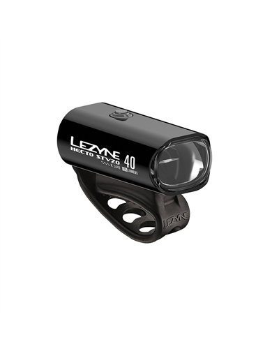Lezyne Luce Hecto Drive STVZO 40 Anteriore Nero