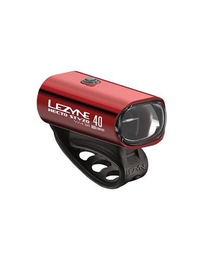 Lezyne Luce Hecto Drive STVZO 40 Anteriore Rosso