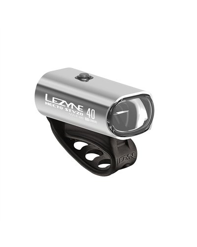 Lezyne Luce Hecto Drive STVZO 40 Anteriore Silver