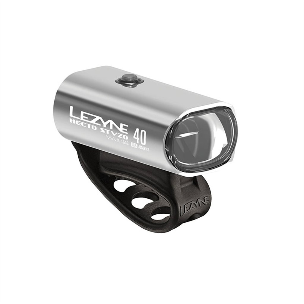 Lezyne Hecto Drive STVZO 40 Silver/Hi Gloss