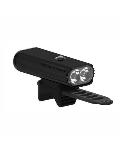 Lezyne Luce Lite Drive 1000 XL Anteriore Nero Opaco