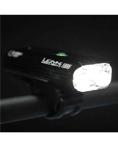 Lezyne Luce Mega Drive 1800I Anteriore Nero