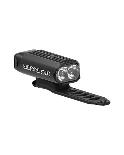 Lezyne Luce Micro Drive 600 XL Anteriore Nero