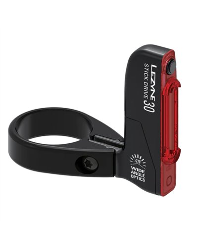 Lezyne Luce Stick Drive Seat Clamp Posteriore Nero