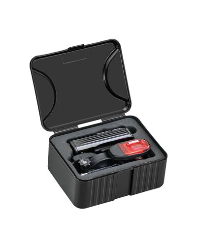 Lezyne Luce Super Drive 1600 XXL/KTV Pro Smart Anteriore + Posteriore Nero