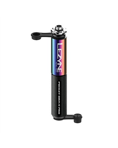 Lezyne Mini Pompa Pocket Drive Pro Black/Neo Metallic