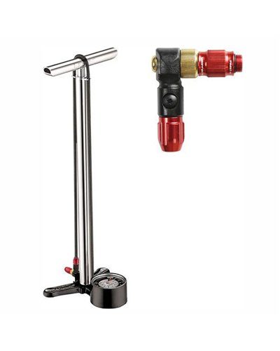 Lezyne Pompa da Terra CNC Floor Drive 3.5 Silver