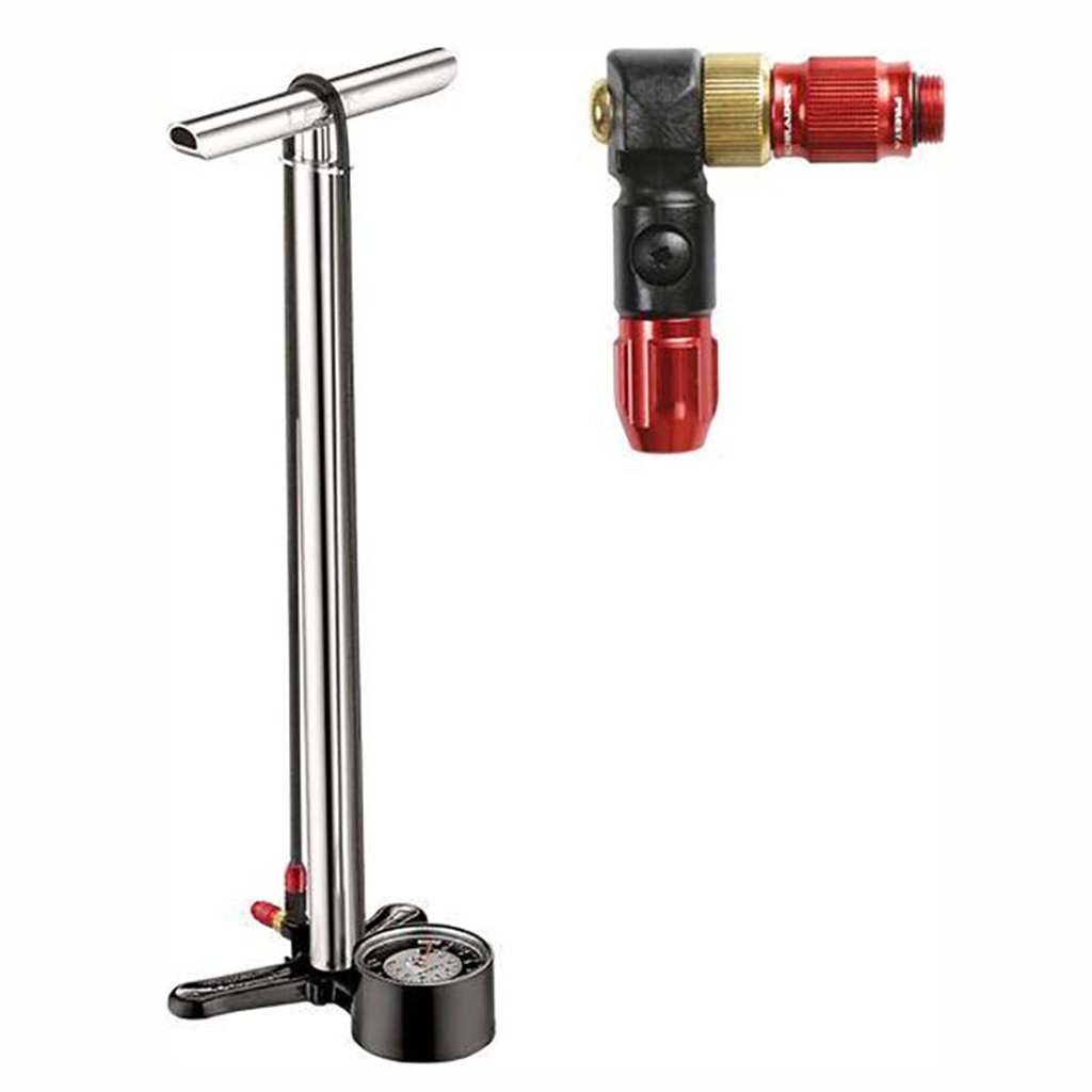 Lezyne CNC Floor Drive 3.5 Silver/Hi Gloss
