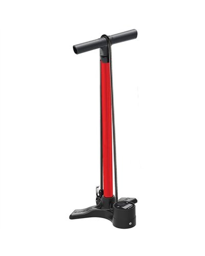 Lezyne Pompa da Terra Macro Floor Drive Digital Rosso