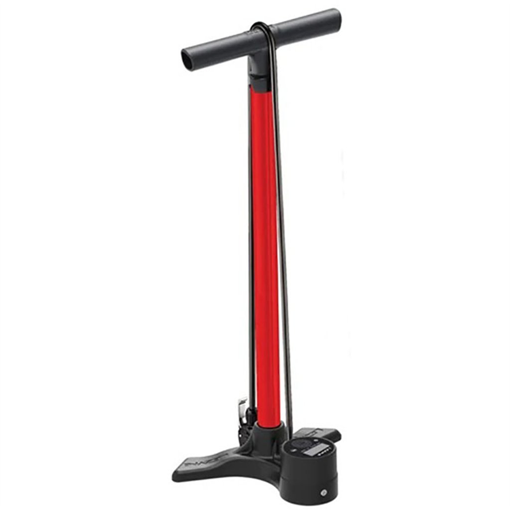 Lezyne Pompa da Terra Macro Floor Drive Digital Rosso
