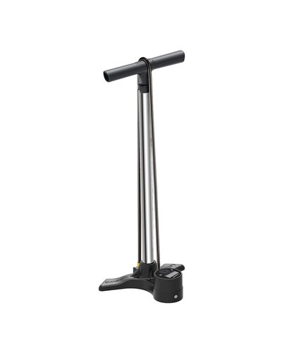 Lezyne Pompa da Terra Macro Floor Drive Digital Silver