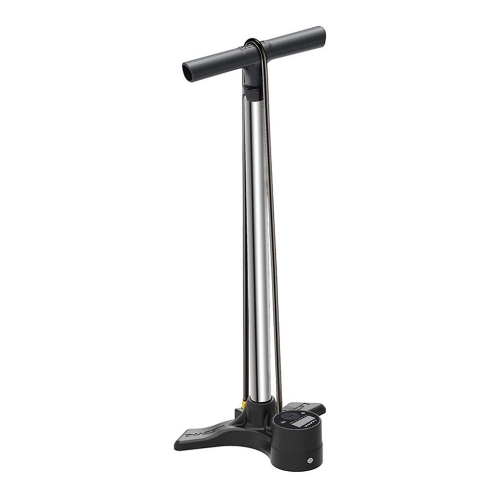 Lezyne Macro Floor Drive Digital Abs Silver