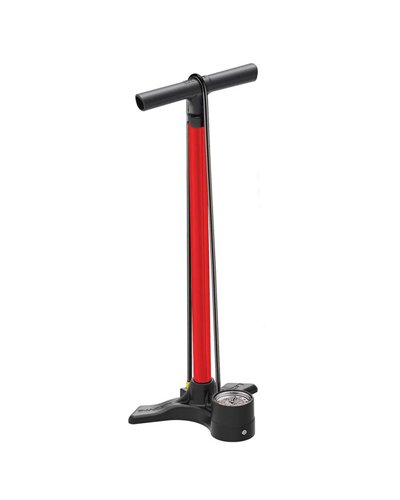 Lezyne Pompa da Terra Macro Floor Drive DV Rosso