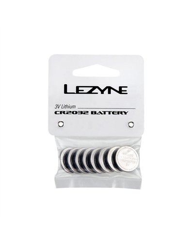 Lezyne CR 2032 Battery - 8 - Pack Silver