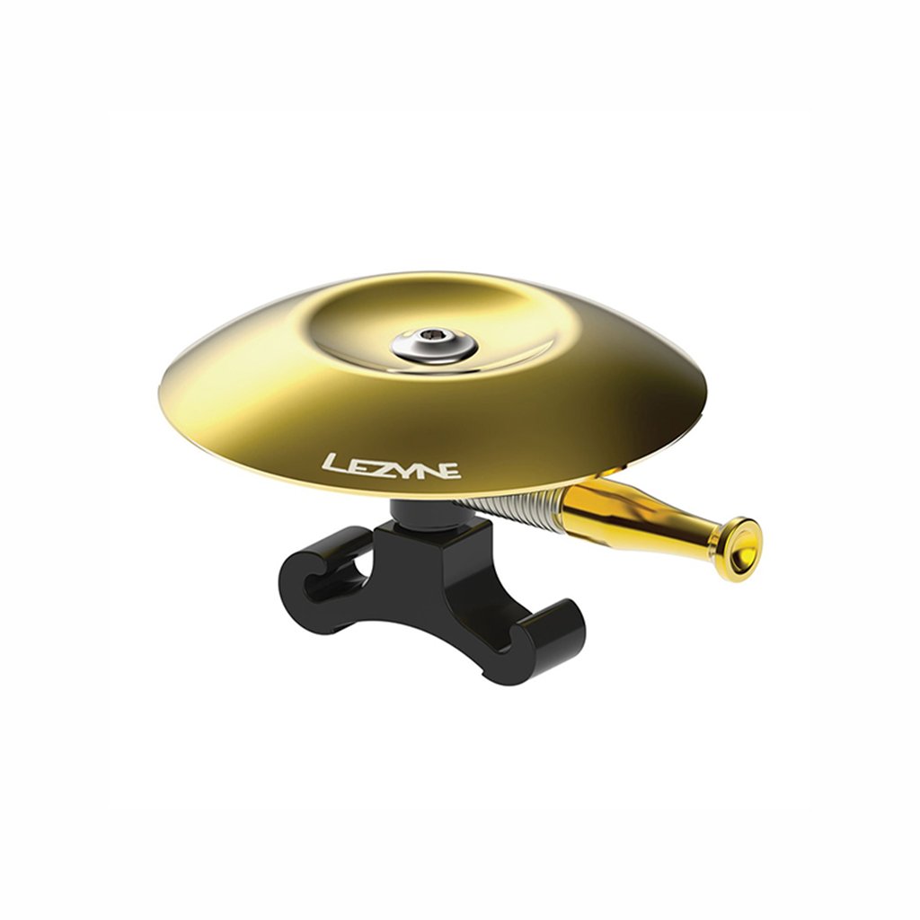 Lezyne Campanello Classic Shallow Brass Bell Ottone/Alluminio