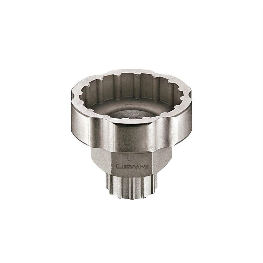 Lezyne External Bottom Bracket and Casset Lockring Tool Nickel