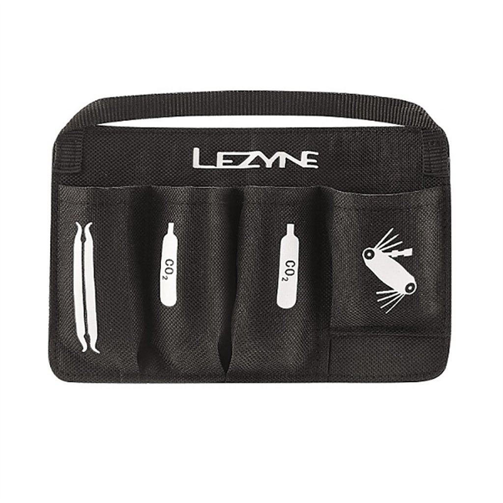 Lezyne Flow Caddy Borraccia Porta Attrezzi 500ml Nero con Attrezzi