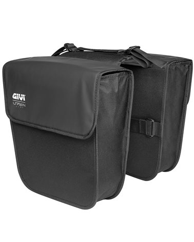 Givi Avenue 23 Liters Urban Line Rear Luggage Carrier Bicycle Bags, Black