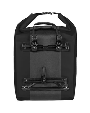 Givi Junter 14+14 Liters Experience Line Waterproof Rear Luggage Carrier Bicycle Bags, Black