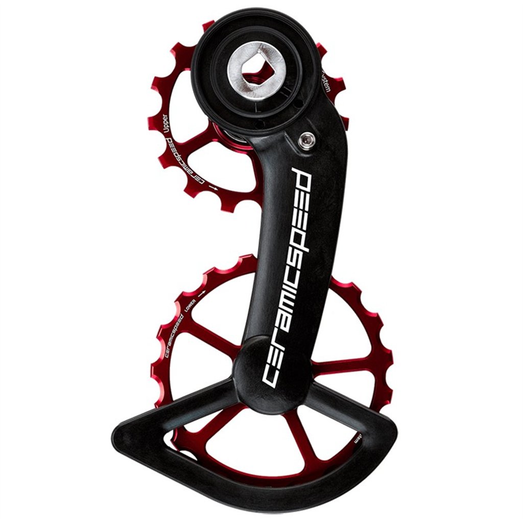 CeramicSpeed 107381 Pulegge OSPW Sram Red/Force AXS Alt Rosso Rivestito