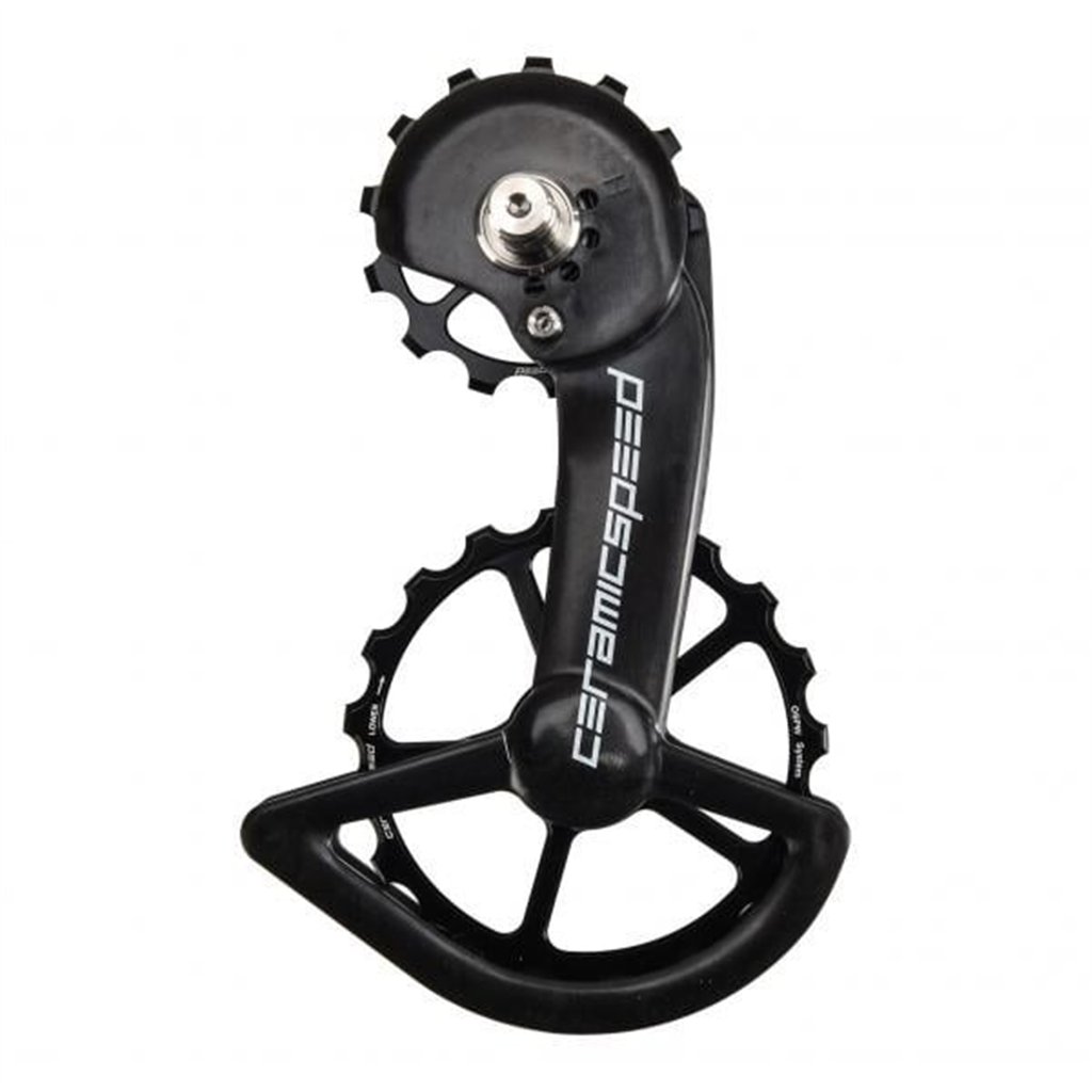 Ceramicspeed Gabbia Cambio Posteriore OSPW Pulegge Oversize 11v Shimano 9100/9150/8000 SS/8050 SS, Nero
