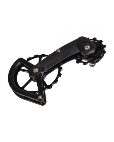 Ceramicspeed Gabbia Cambio Posteriore OSPW Pulegge Oversize 11v Shimano 9100/9150/8000 SS/8050 SS, Nero
