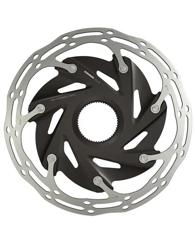Sram Disco Centerline XR 140mm Center Lock, Acciaio/Nero