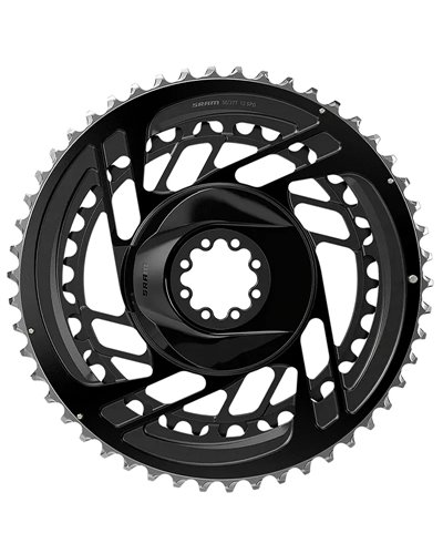 Sram Force D2 Set Corone 2x12v 50-37 Attacco Diretto, Nero