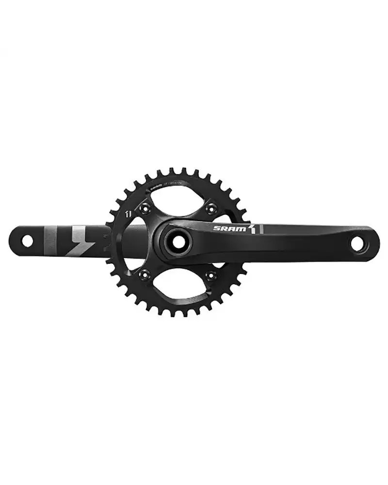 Sram X1 Crankset 1400 BB30 175 mm Chainring 32 Teeth 94 Bcd, Black Logo Red