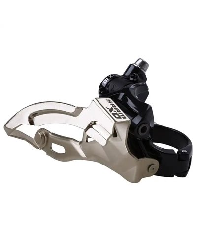 Sram X0 Front Derailleur X-0 Low Clamp, 2X10, 31.8/34.9 mm, Bottom Pull