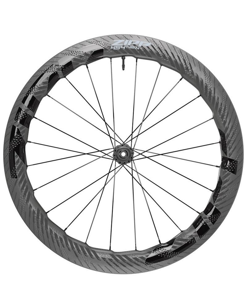 Zipp 454 NSW Carbon Front Wheel Tubeless Ready Disc Brake, Black