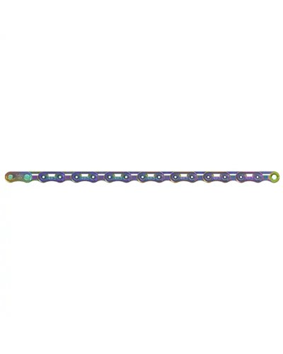 Sram Chain PC Red E1 12sp 126 Links, Rainbow