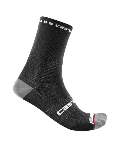 Castelli Red Corsa Pro 15 Calze Ciclismo, Nero