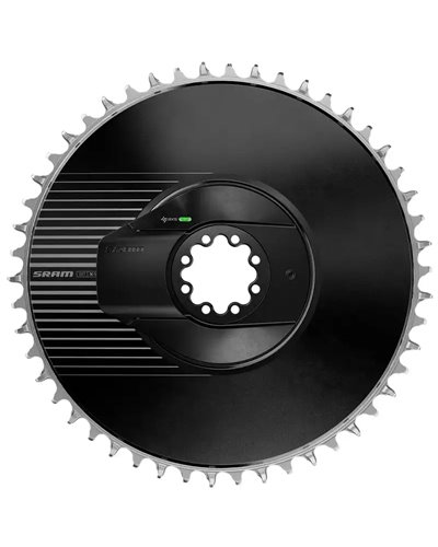 Sram Spider Quarq AXS E1 Chainring 52T Aero, Black/Silver