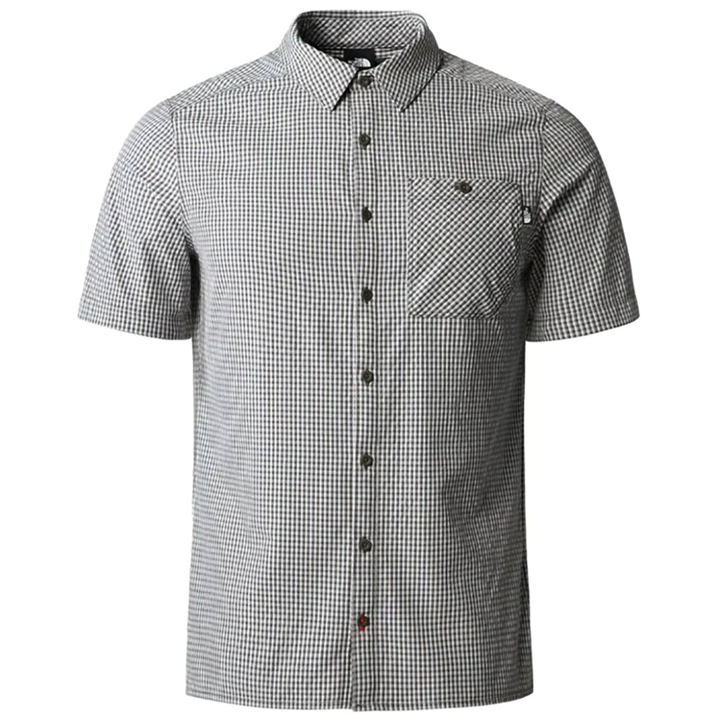 The North Face Hypress Camicia Maniche Corte Uomo, New Taupe Plaid