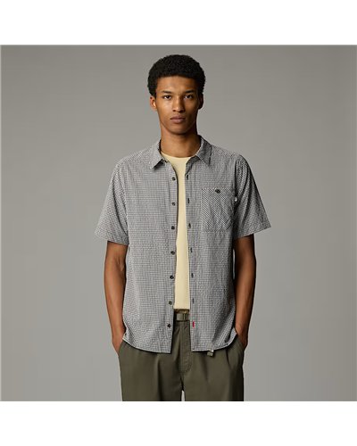 The North Face Hypress Camicia Maniche Corte Uomo, New Taupe Plaid