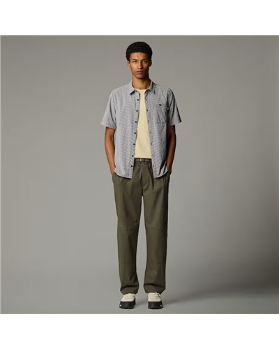 The North Face Hypress Camicia Maniche Corte Uomo, New Taupe Plaid