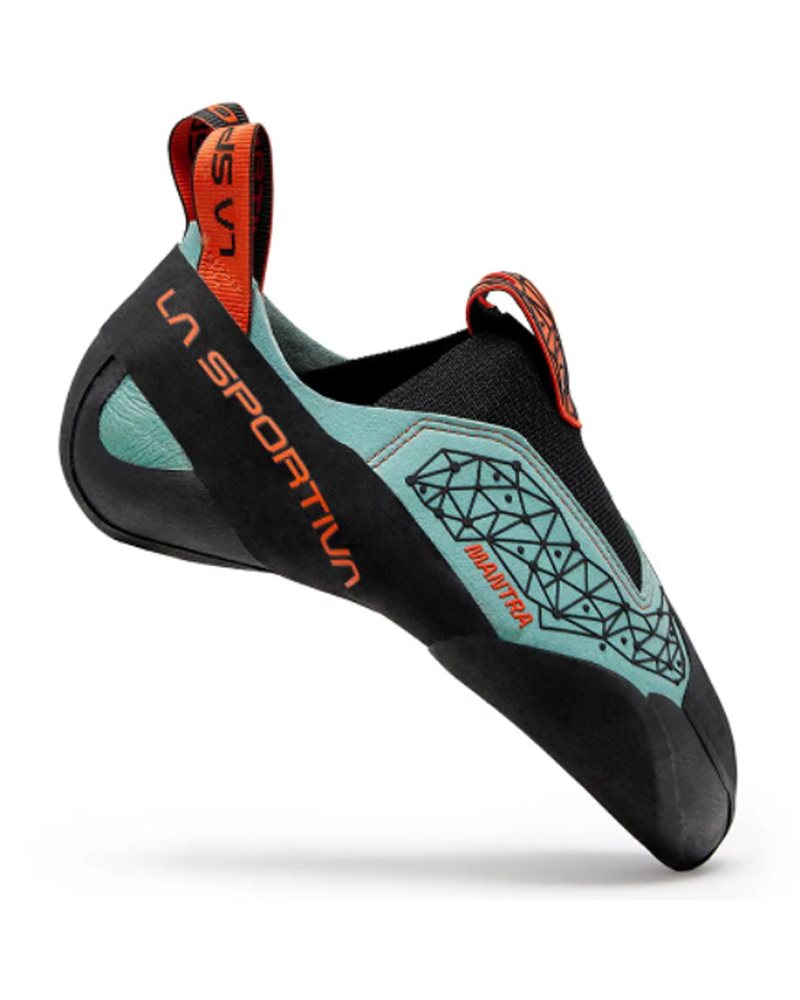 La Sportiva Mantra Climbing Shoes, Arctic/Flame